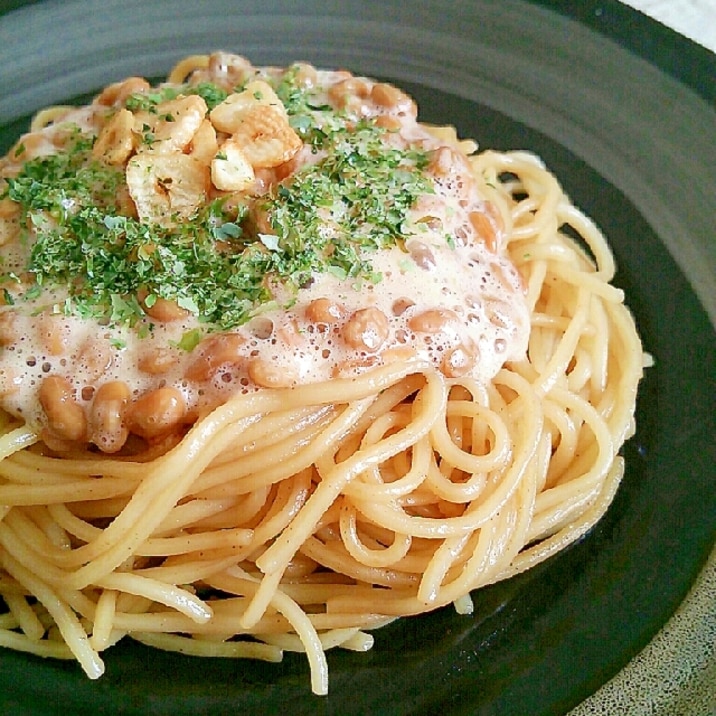 納豆がけ❀和な焼きそば